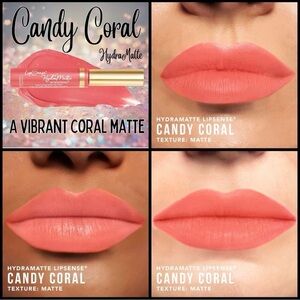 BRAND NEW SEALED! LipSense Limited Edition Candy Coral HydraMatte Lip Color